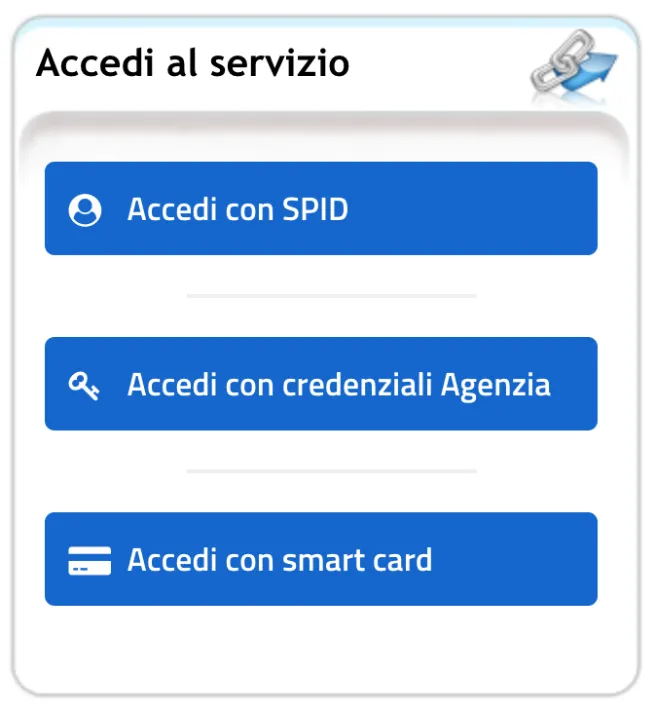 accedere servizio agenzia entrate