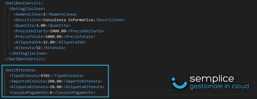 Causale pagamento ritenuta d'acconto. Ecco l'elenco come da istruzioni modello 770 per la fattura elettronica