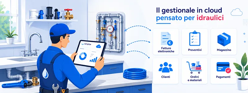 Software gestionale per idraulici: preventivi, fatture e materiali sotto controllo