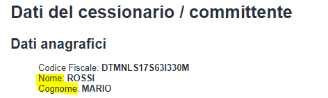 XML NOME