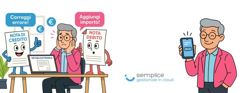 Fattura elettronica sbagliata: come correggerla con note di credito e note di debito
